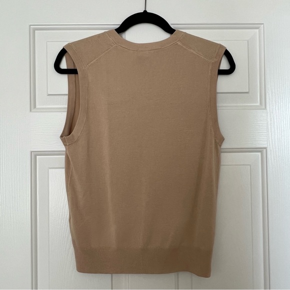 Zara Tan Knit Vest Size Medium NWT - Picture 7 of 7